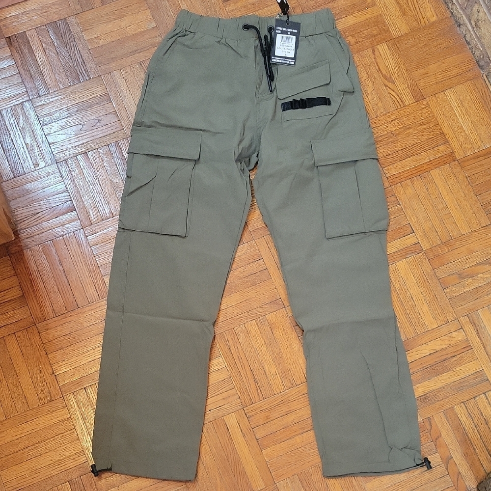 American Stitch Men's Green Utility Cargo Joggers Size Small New With Tags
